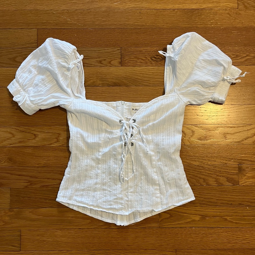 For Love & Lemons Milkmaid Top